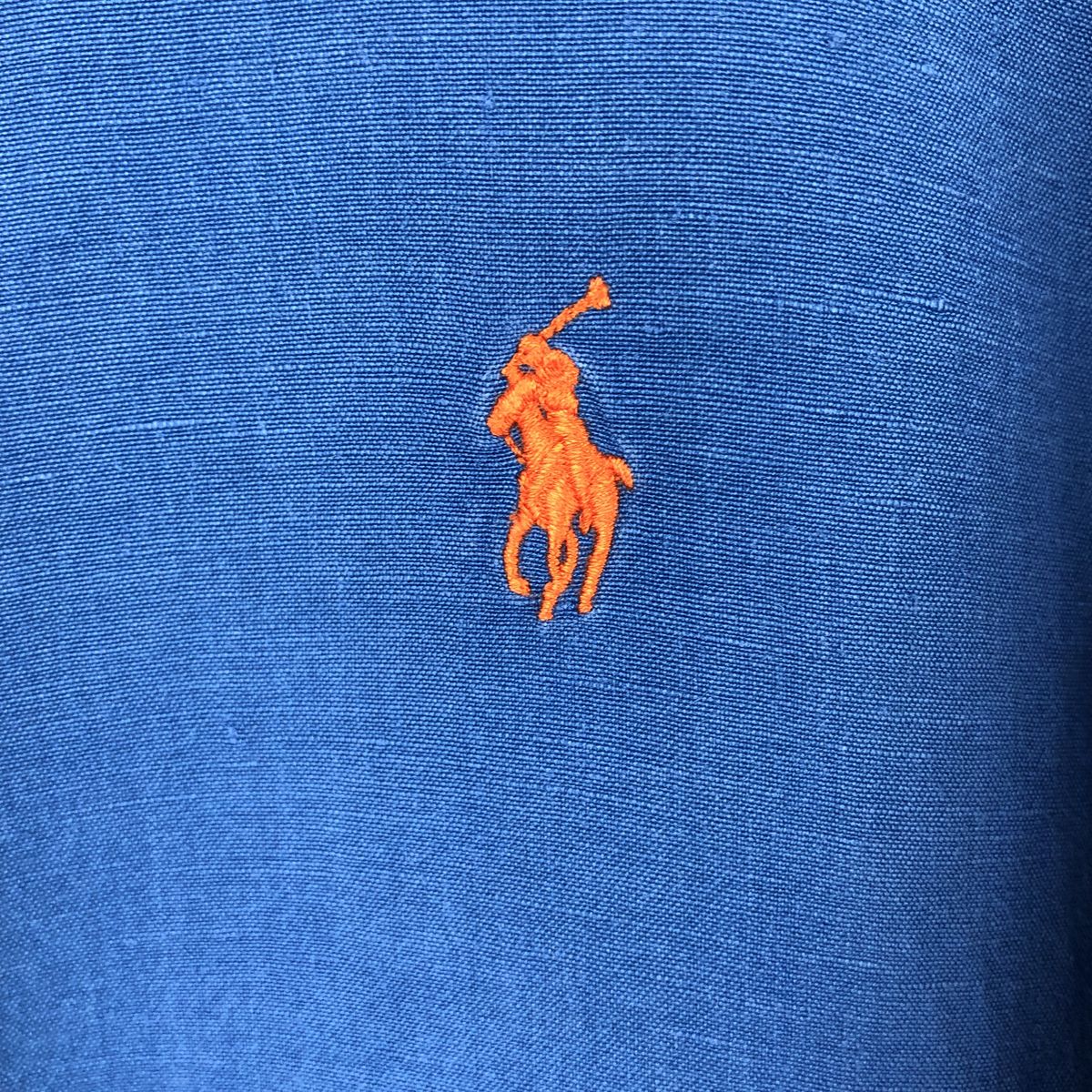 Ralph Lauren/ラルフローレン CLASSIC FIT クラシックフィット 半袖 リネン ボタンダウンシャツ