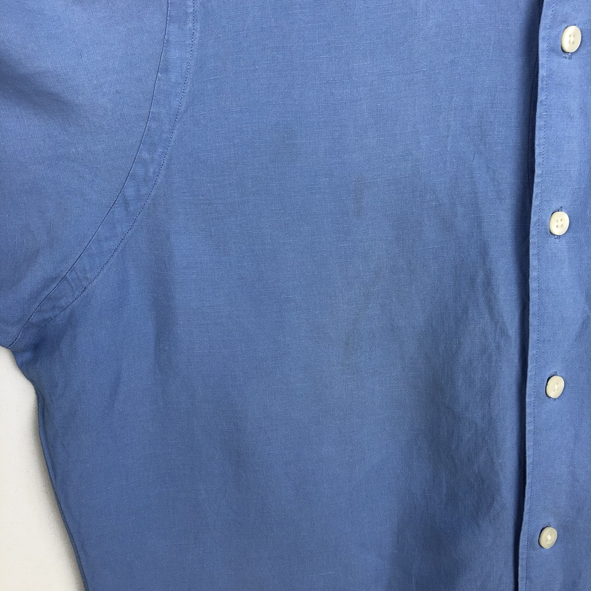 古着 ラルフローレン Ralph Lauren POLO by Ralph Lauren 半袖 リネンシャツ メンズM相当 /eaa668162 【中古】 【260809】
