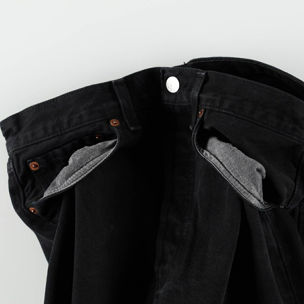 古着 リーバイス Levis 501-0165 ブラックデニム ストレートデニムパンツ メンズw32相当 /eaa668264 【中古】 【260823】
