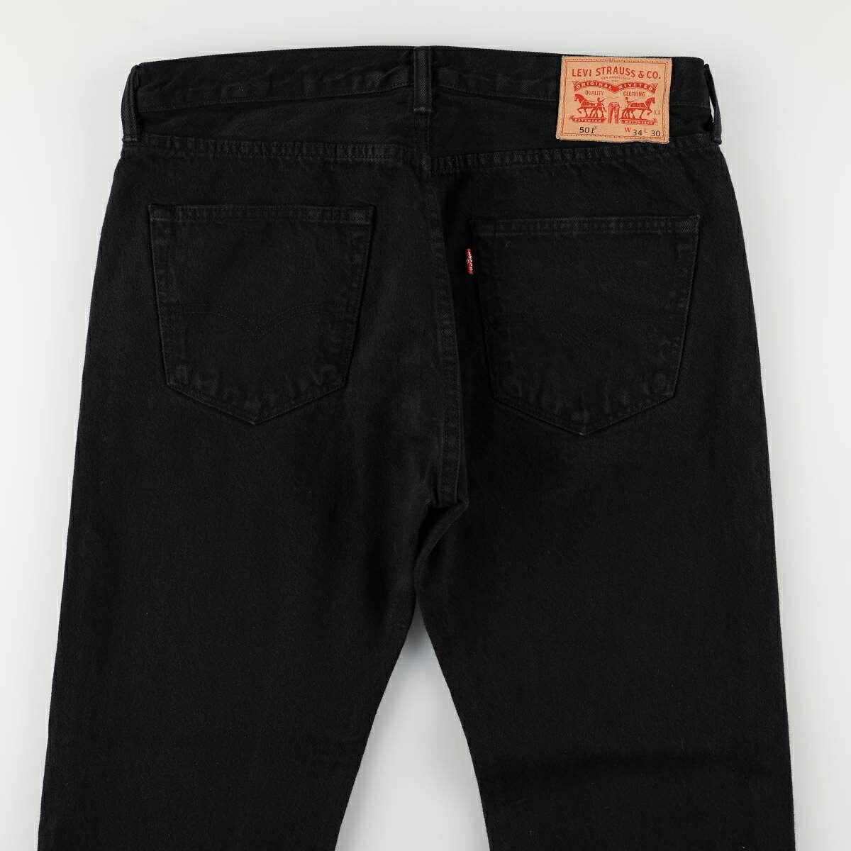 古着 リーバイス Levis 501-0165 ブラックデニム ストレートデニムパンツ メンズw35相当 /eaa668268 【中古】 【260823】