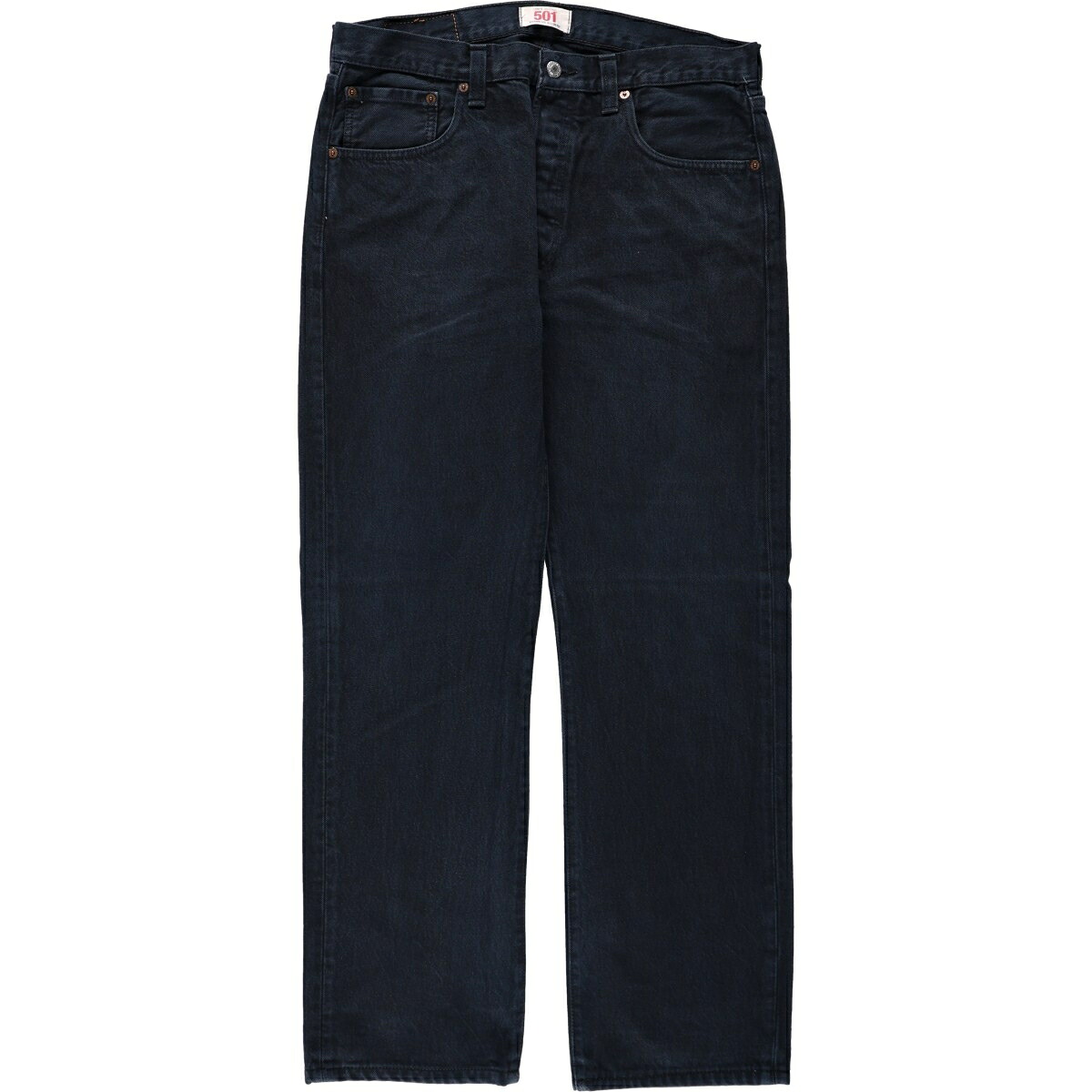 Levi's/リーバイス リーバイス501 STRAIGHT LEG BUTTON-FLY ブラックデニム ストレートデニムパンツ