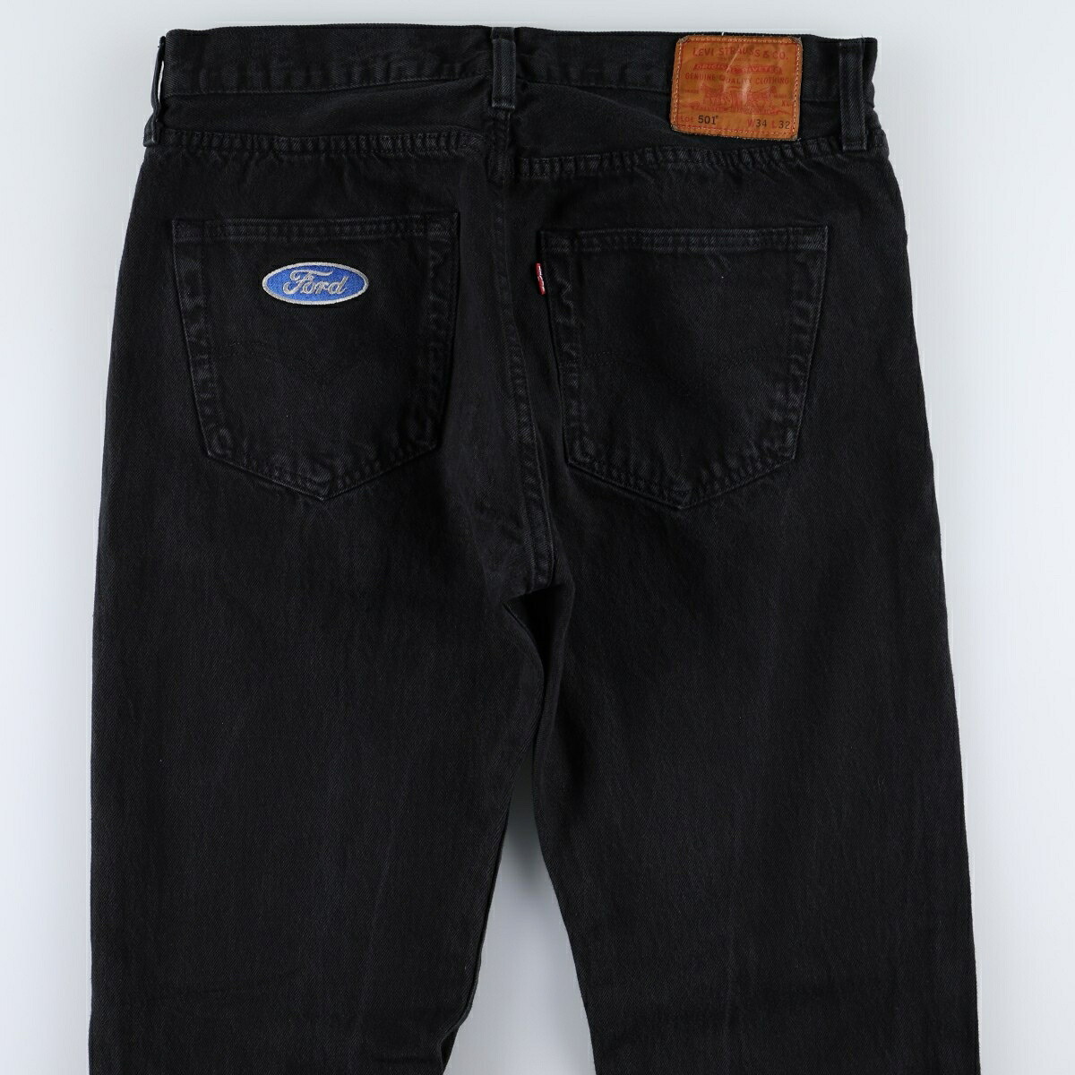 古着 リーバイス Levis 501-0165 ブラックデニム ストレートデニムパンツ メンズw35相当 /eaa668278 【中古】 【260822】