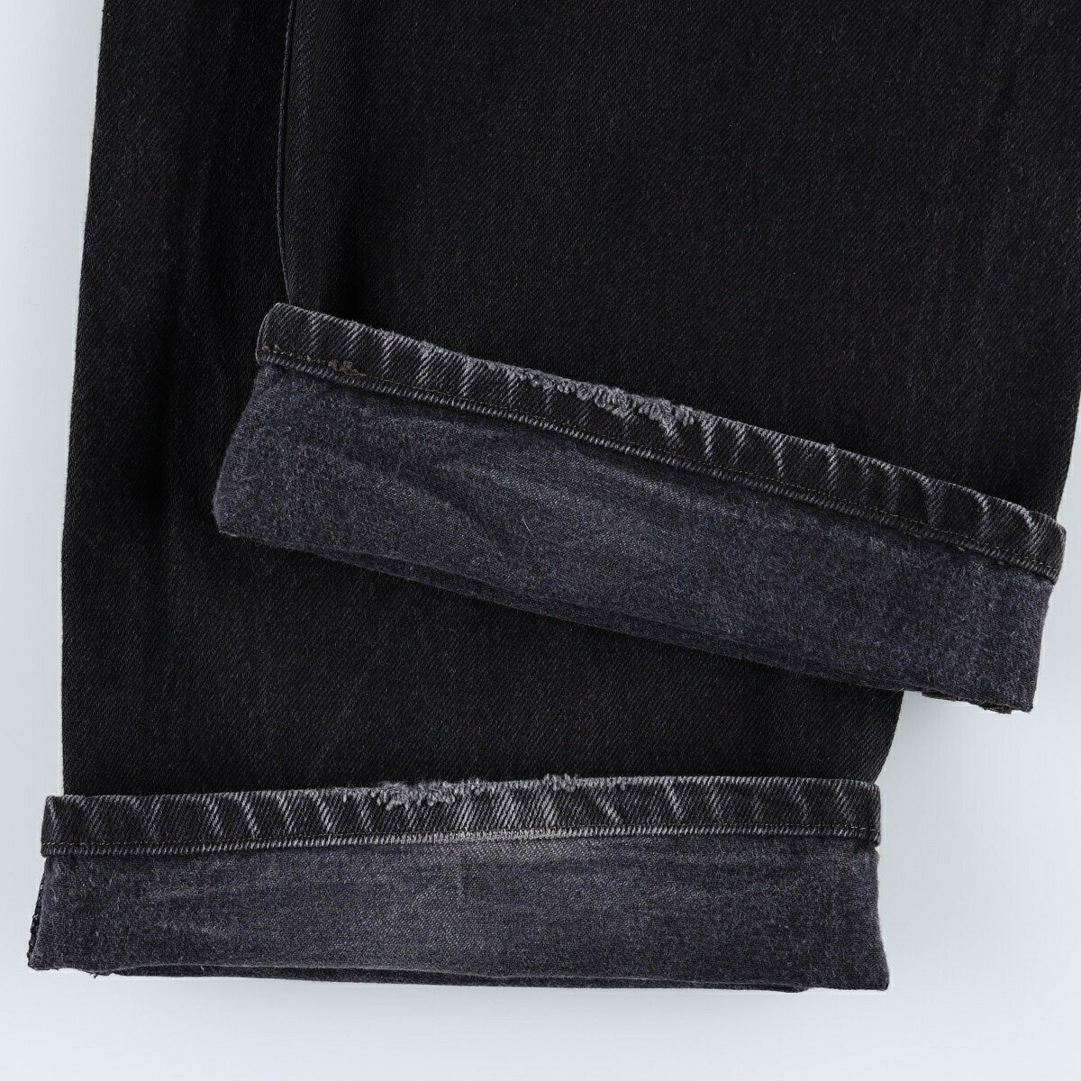 古着 リーバイス Levis リーバイス501 STRAIGHT LEG BUTTON-FLY ブラックデニム ストレートデニムパンツ メンズw36相当 /eaa668279 【中古】 【260822】