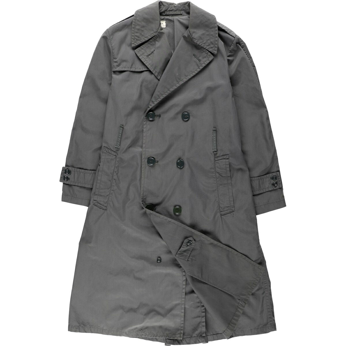 RAINCOAT MAN'S COTTON AND NYLON QUARPEL ARMY GREEN 274 ミリタリー トレンチコート
