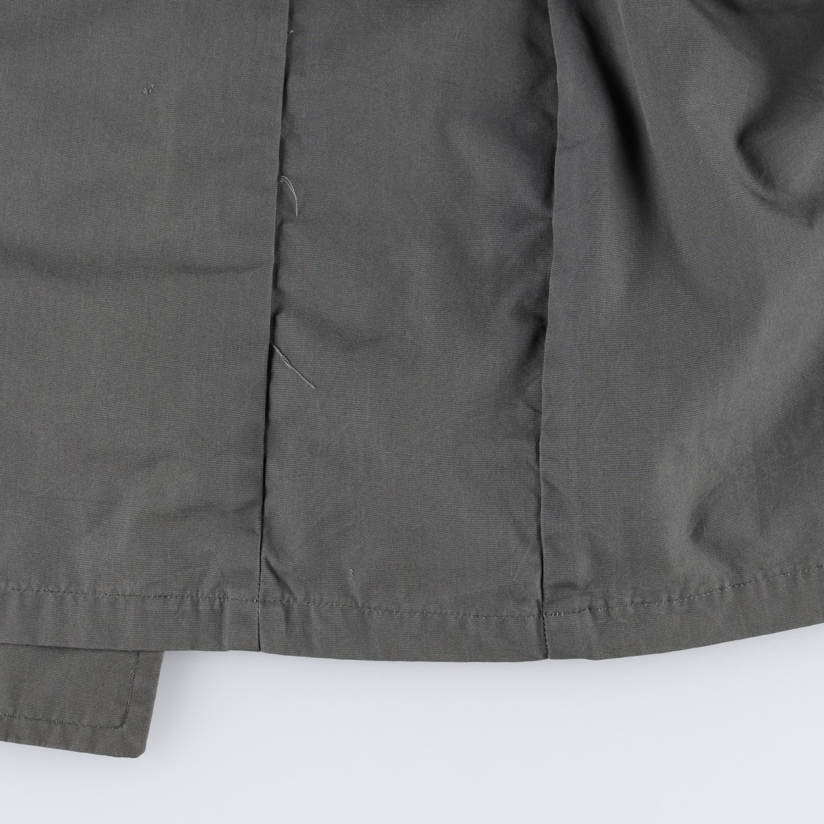 RAINCOAT MAN'S COTTON AND NYLON QUARPEL ARMY GREEN 274 ミリタリー トレンチコート
