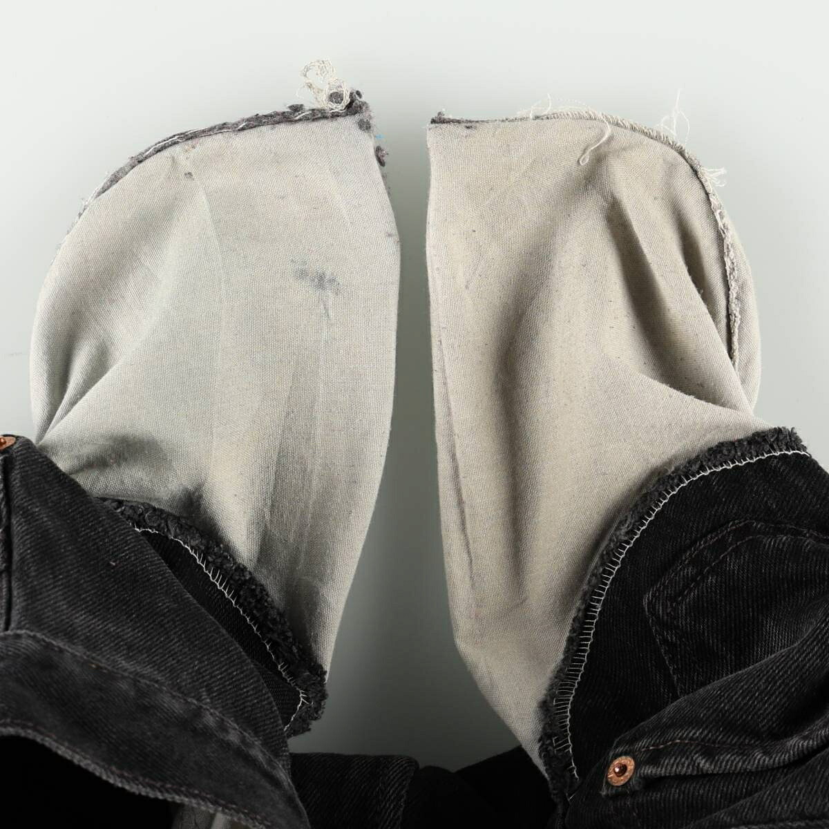 Levi's/リーバイス 550 RELAXED FIT ブラックデニムショーツ ショートパンツ