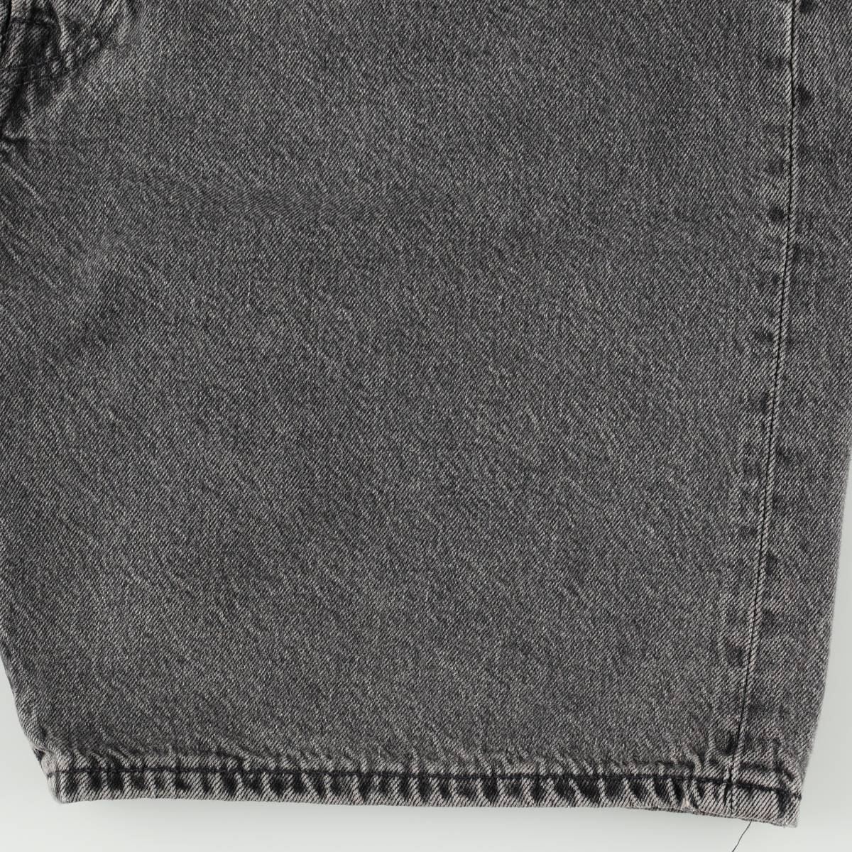 Levi's/リーバイス 501 LEVIS PREMIUM ビッグE BIG E ブラックデニムショーツ ショートパンツ