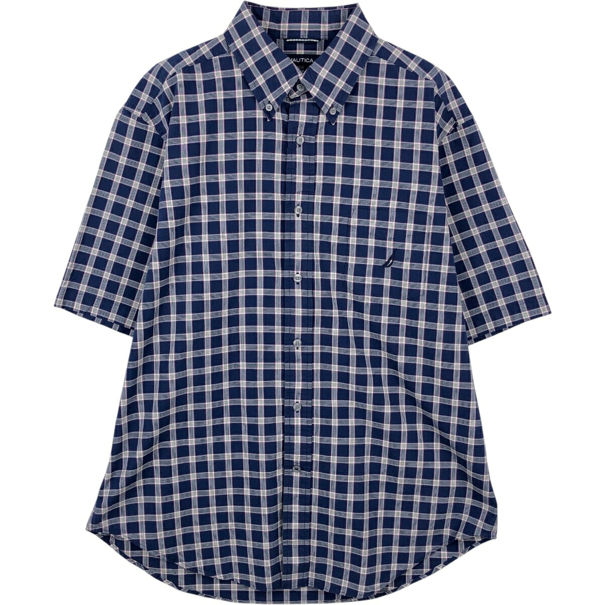 NAUTICA/ノーティカ 半袖 ボタンダウン チェックシャツ