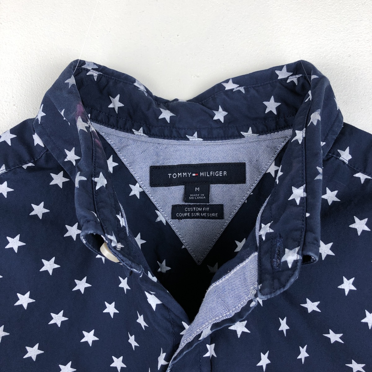 TOMMY HILFIGER/トミーヒルフィガー CUSTOM FIT 半袖 ボタンダウンシャツ