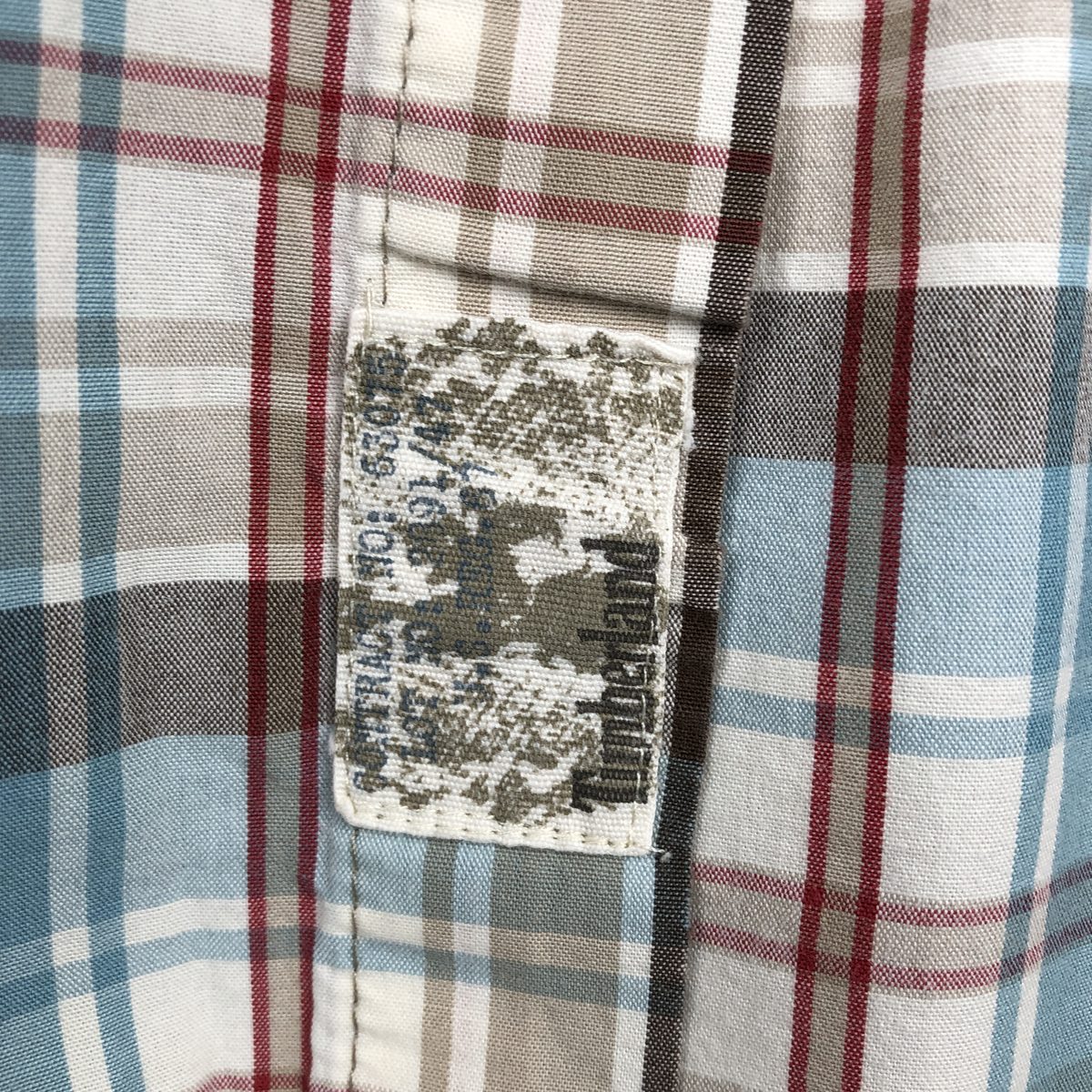 Timberland/ティンバーランド 半袖 ボタンダウン チェックシャツ
