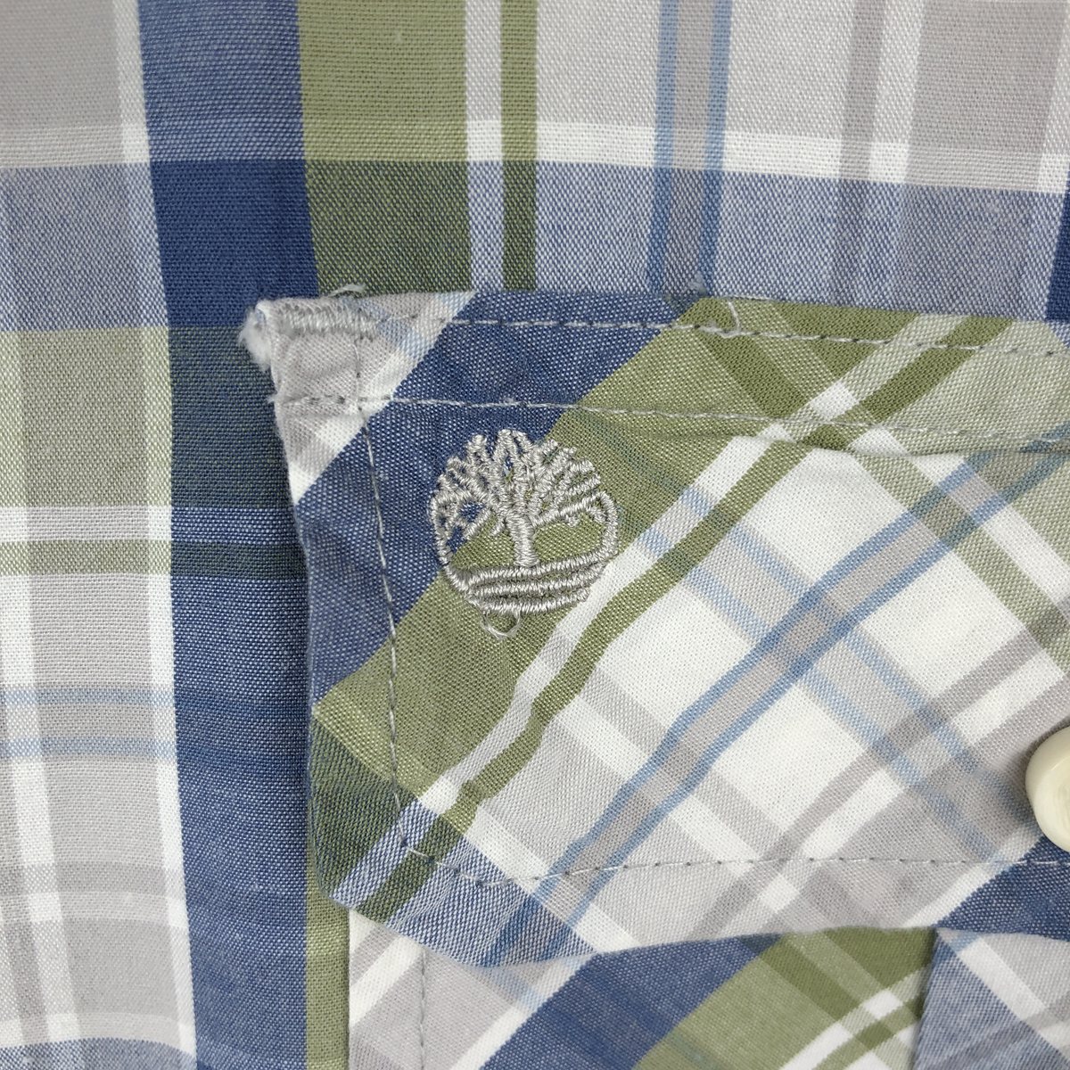 Timberland/ティンバーランド 半袖 コットン チェックシャツ