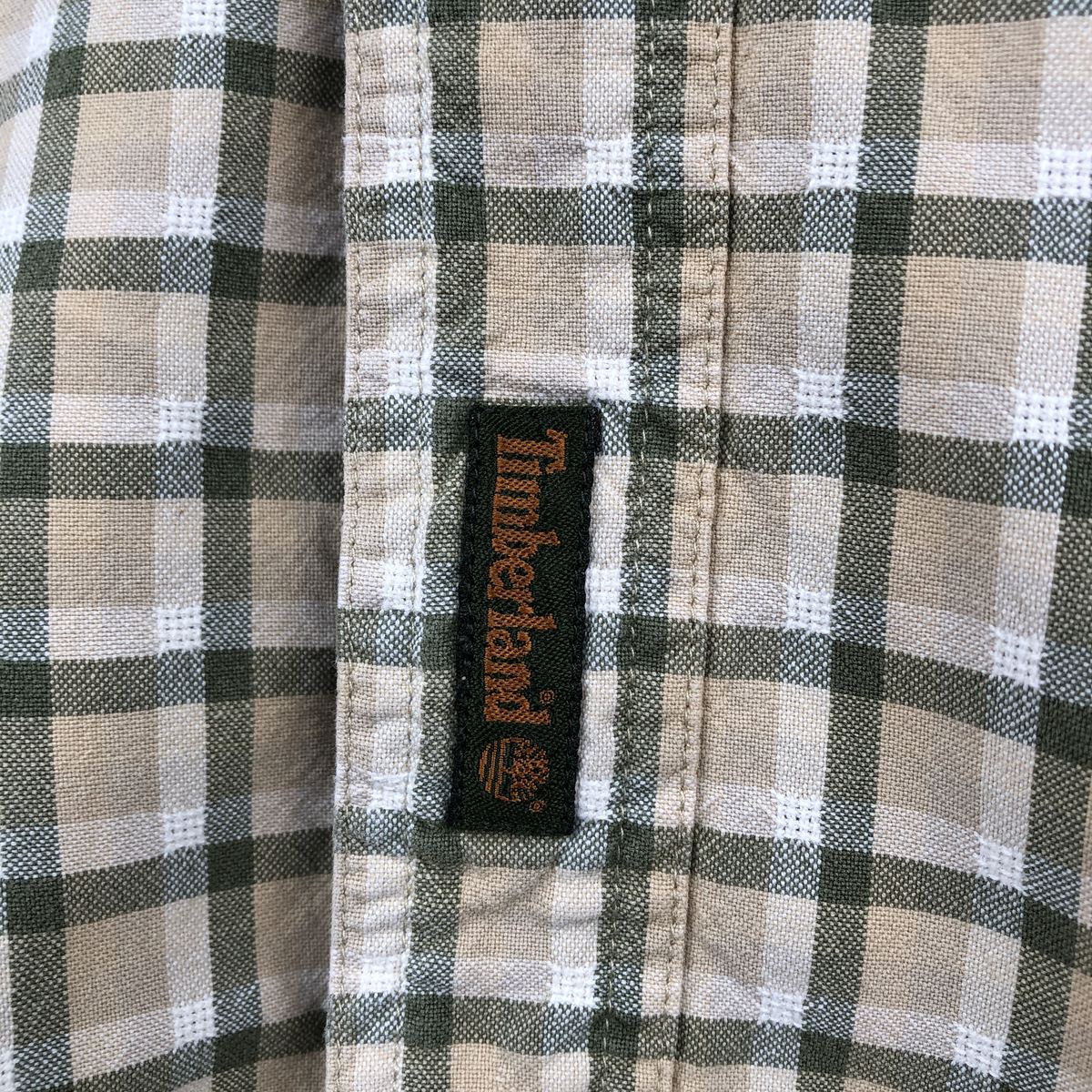 Timberland/ティンバーランド 半袖 ボタンダウン チェックシャツ