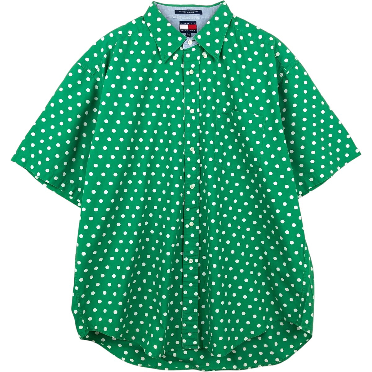 TOMMY HILFIGER/トミーヒルフィガー 半袖 コットンシャツ