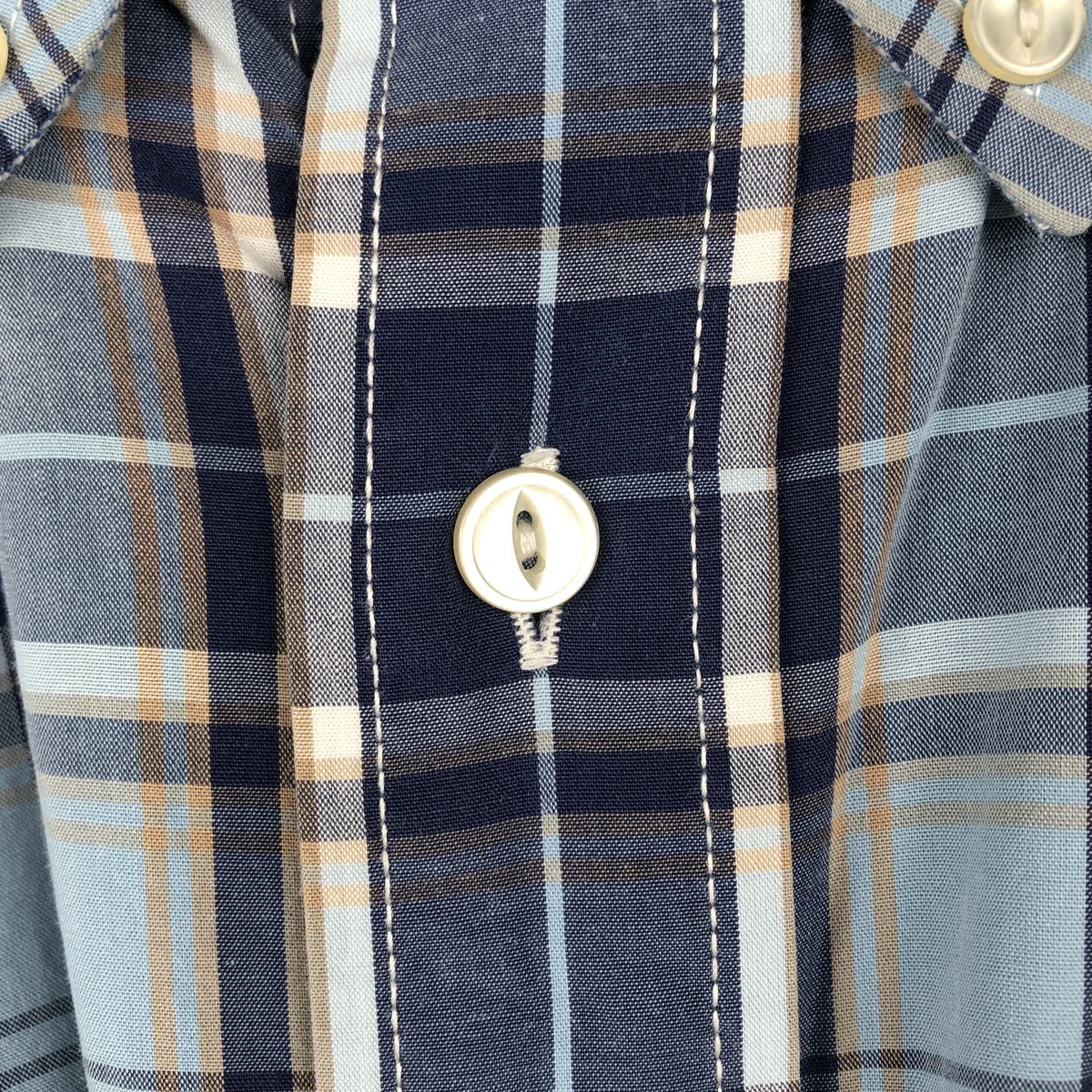 TOMMY HILFIGER/トミーヒルフィガー College Poplin 半袖 ボタンダウン チェックシャツ