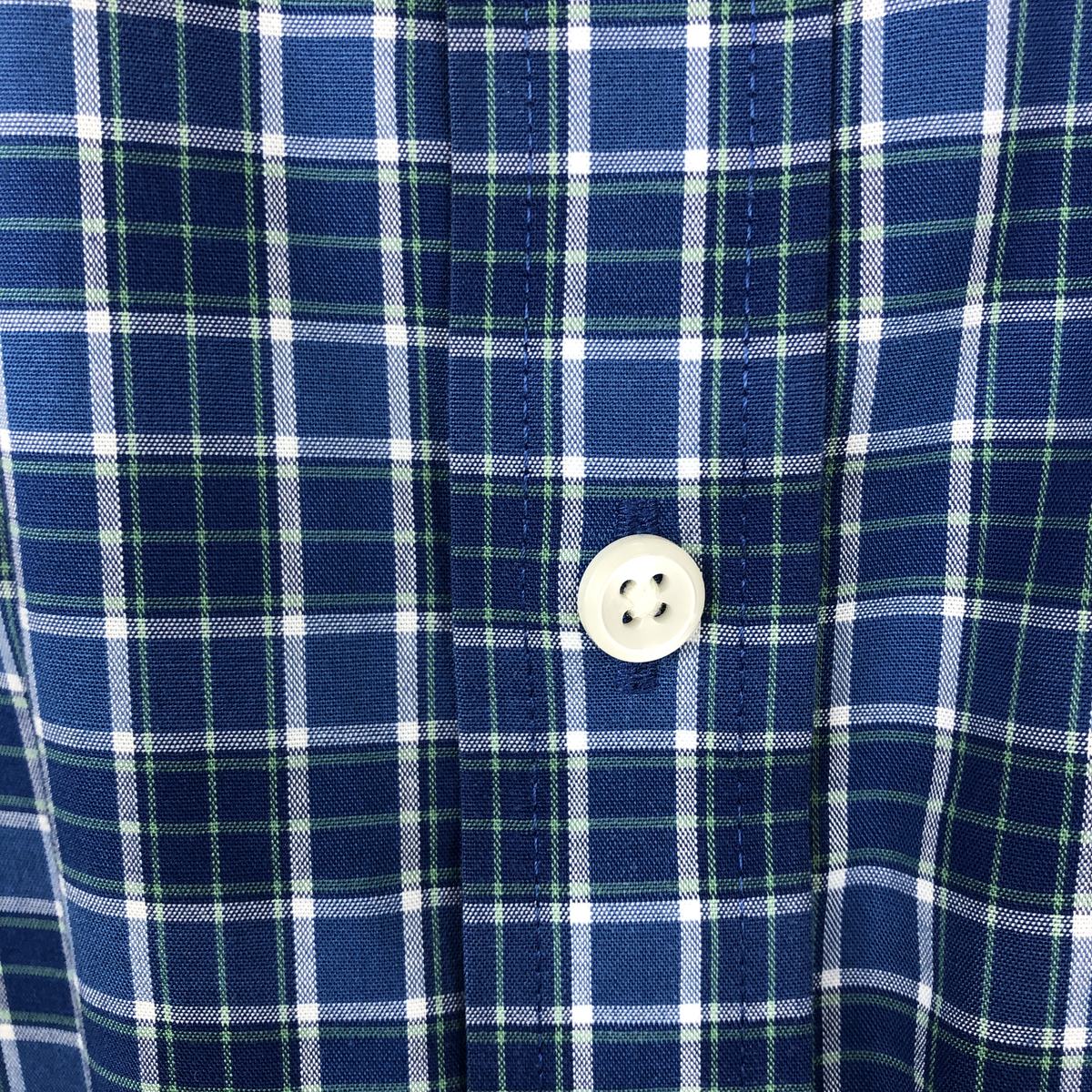 L.L.Bean/エルエルビーン Traditional Fit 半袖 ボタンダウン チェックシャツ