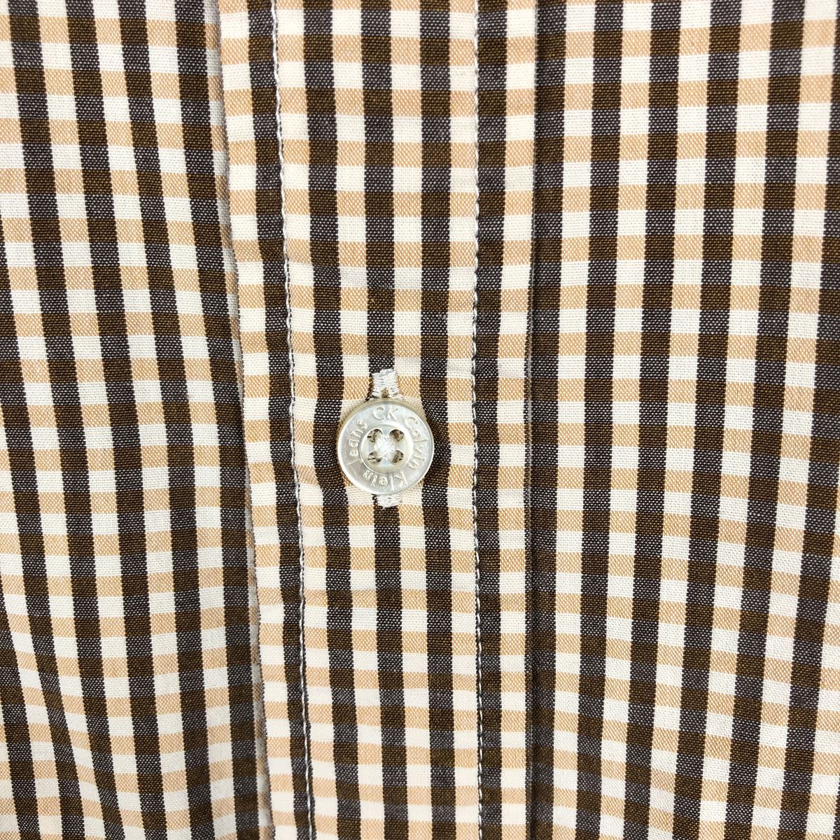 Calvin klein/カルバンクライン JEANS 半袖 コットン チェックシャツ