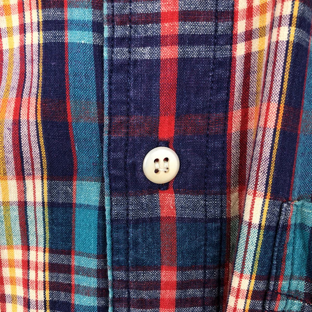 WOOLRICH/ウールリッチ 半袖 ボタンダウン チェックシャツ