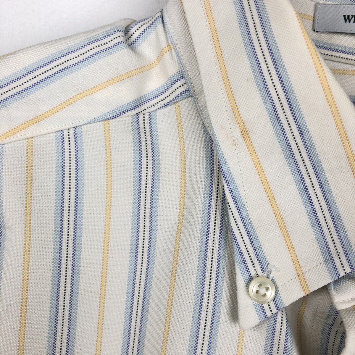 L.L.Bean/エルエルビーン Wrinkle Resistant 半袖 ボタンダウン ストライプシャツ