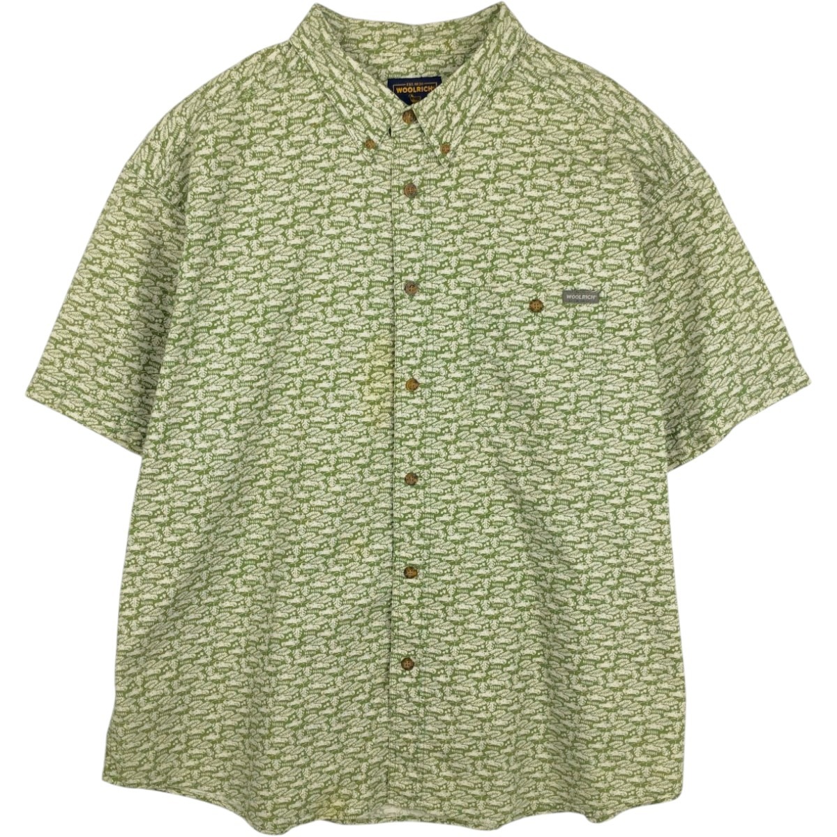 WOOLRICH/ウールリッチ 半袖 ボタンダウンシャツ
