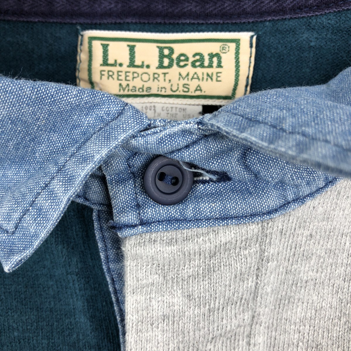 L.L.Bean/エルエルビーン 長袖 ラガーシャツ