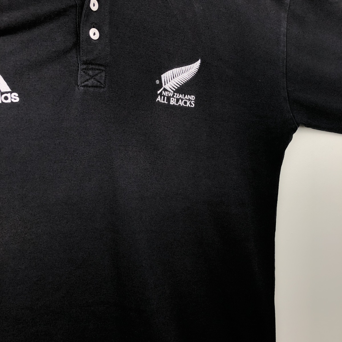 adidas/アディダス ALL BLACKS オールブラックス 長袖 ポロシャツ