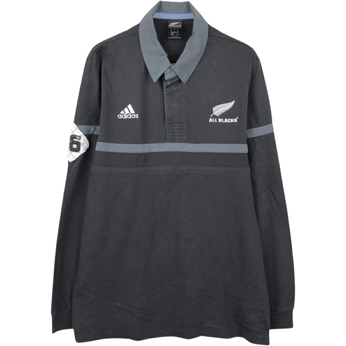 adidas/アディダス ALL BLACKS オールブラックス 長袖 ポロシャツ