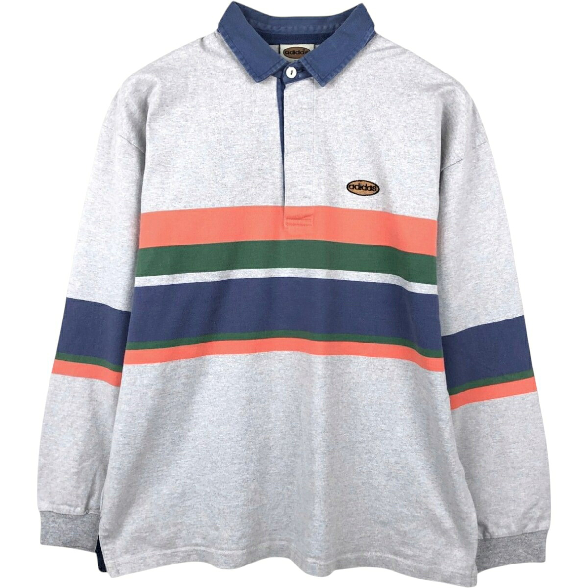 adidas/アディダス 長袖 ポロシャツ