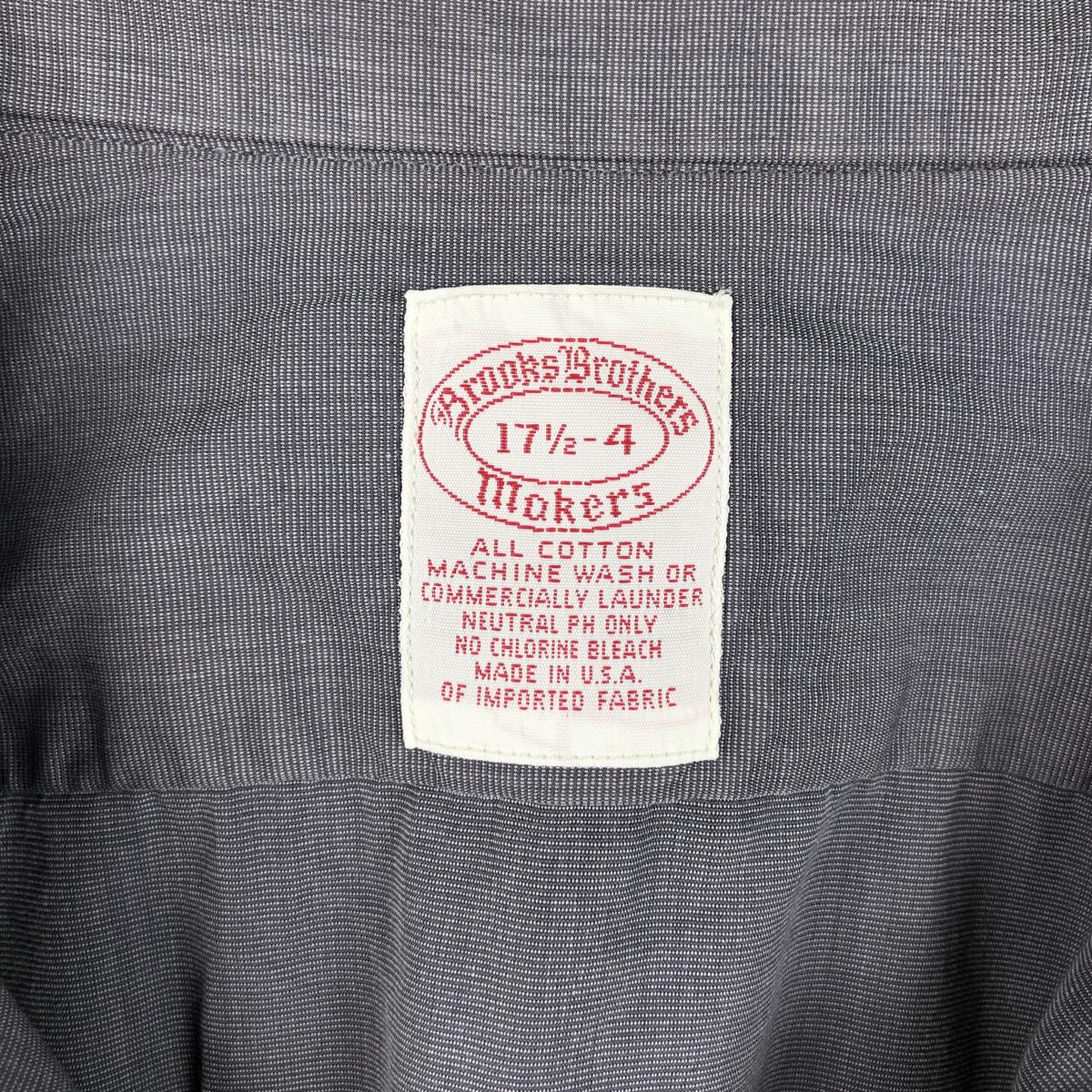 Brooks Brothers/ブルックスブラザーズ MAKERS 長袖 コットンシャツ