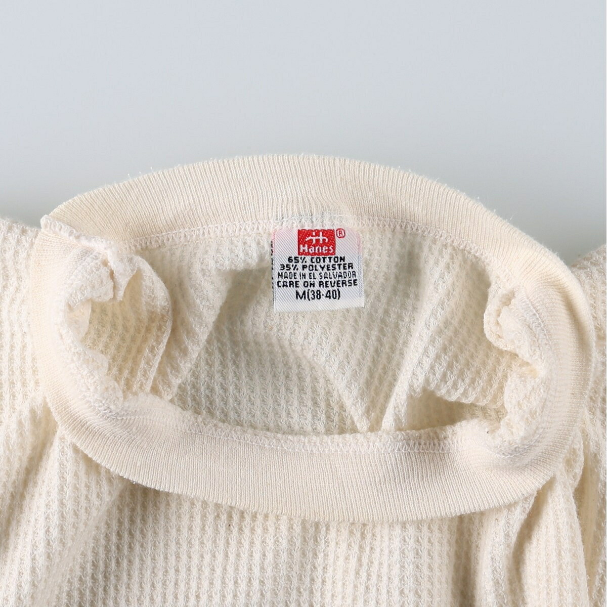 古着 90～00年代 ヘインズ Hanes サーマルロンT ワッフル メンズM相当 ヴィンテージ /eaa669398 【中古】 【260823】