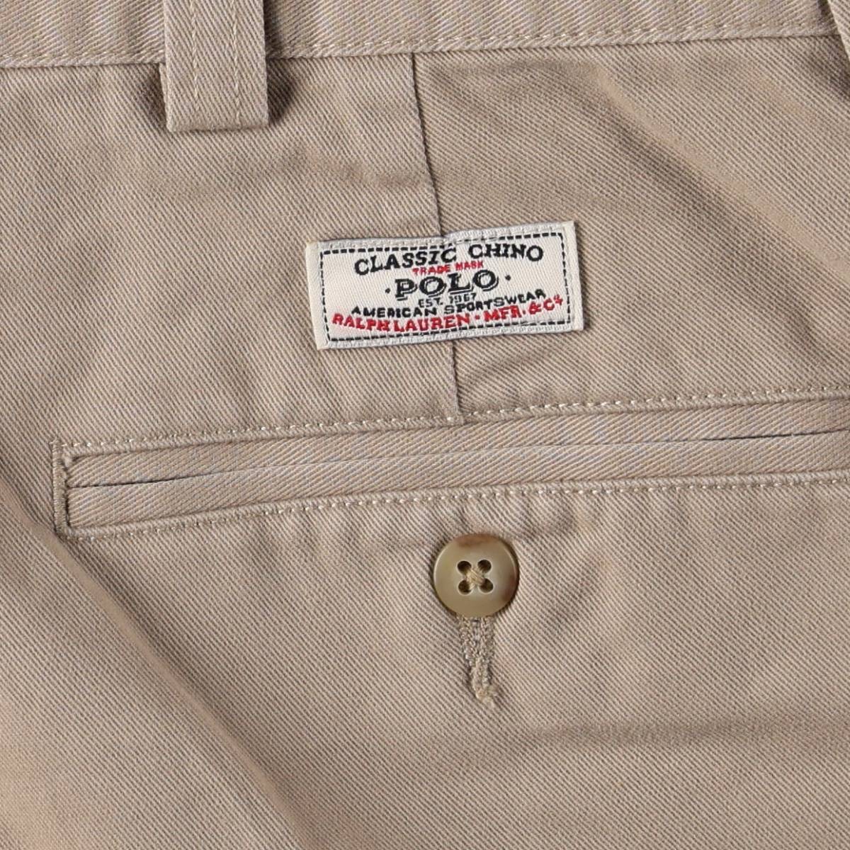 古着 ラルフローレン Ralph Lauren POLO by Ralph Lauren PHILIP SHORT チノショーツ ショートパンツ メンズw36相当 /eaa669462 【中古】 【260808】
