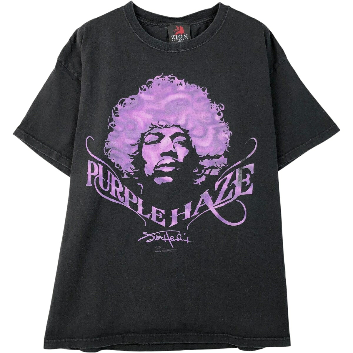 ZION/ザイオン JIMI HENDRIX ジミヘンドリックス Purple Haze  バンドTシャツ バンT