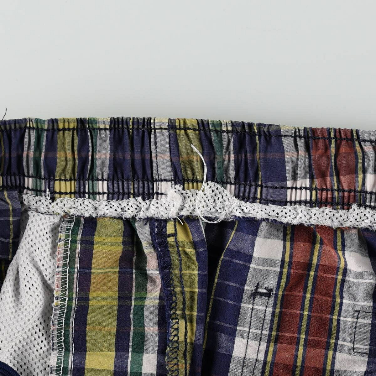 古着 ラルフローレン Ralph Lauren POLO SPORT ポロスポーツ チェック柄 スイムショーツ ショートパンツ メンズM相当 /eaa669736 【中古】 【260816】