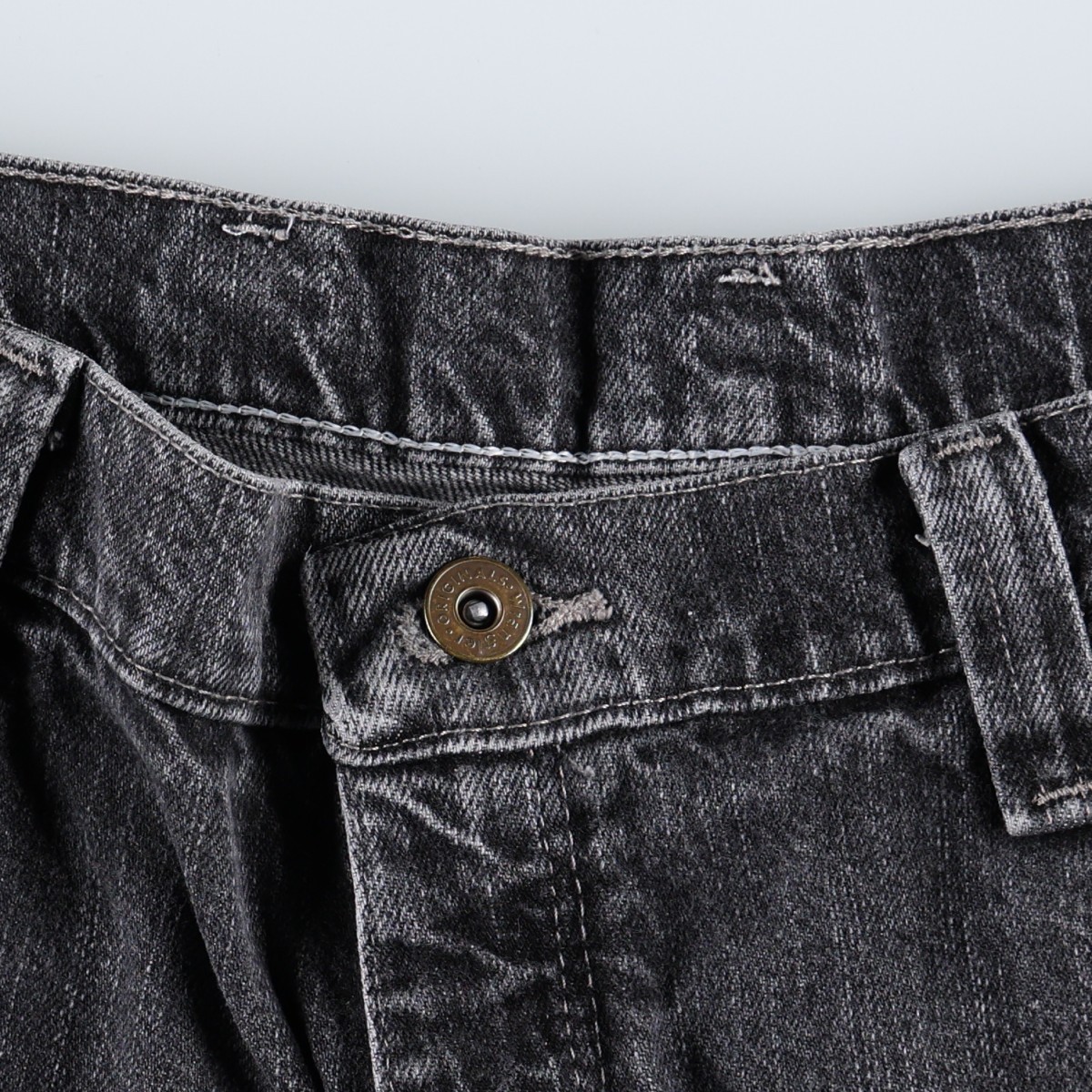 古着 ラングラー Wrangler CARPENTER ブラックデニムペインターショーツ ハーフパンツ メンズw36相当 /eaa669778 【中古】 【260810】