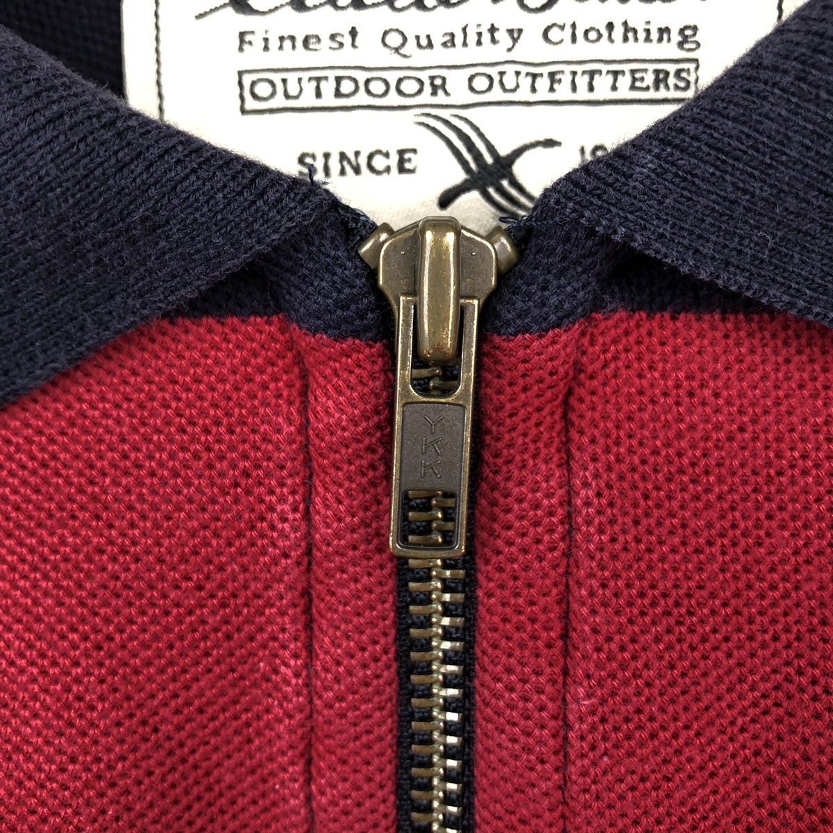 Eddie Bauer/エディーバウアー 長袖 ボーダー ポロシャツ
