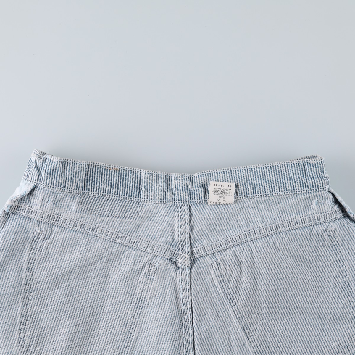 古着 90年代 リーバイス Levis 36951-5326 RELAXED FIT ヒッコリーストライプ オレンジタブ デニムショーツ ショートパンツ USA製 レディースXL(w31)相当 ヴィンテージ /eaa669802 【中古】 【260821】