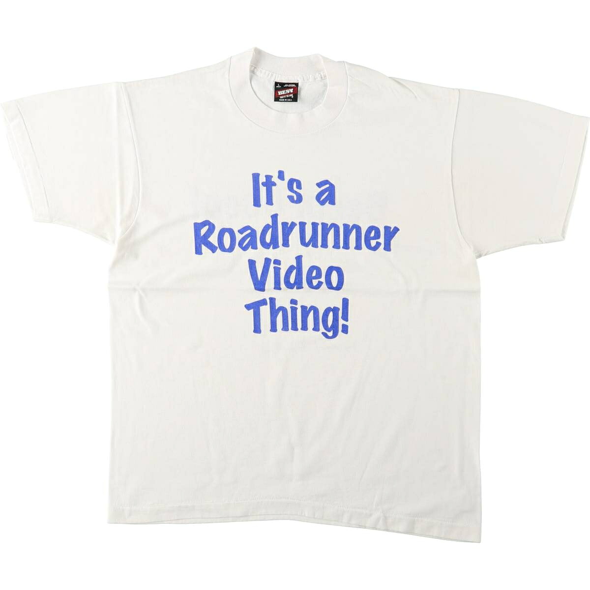 FRUIT OF THE LOOM/フルーツオブザルーム LOONEY TUNES ルーニーテューンズ ロードランナー メッセージプリントTシャツ