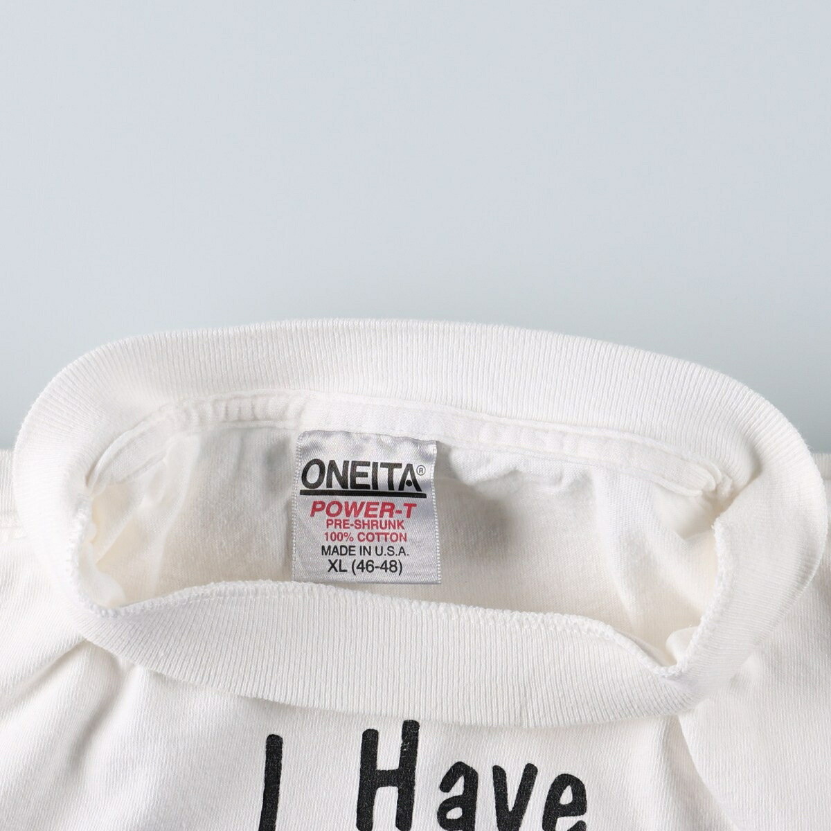 ONEITA/オニータ メッセージプリントTシャツ