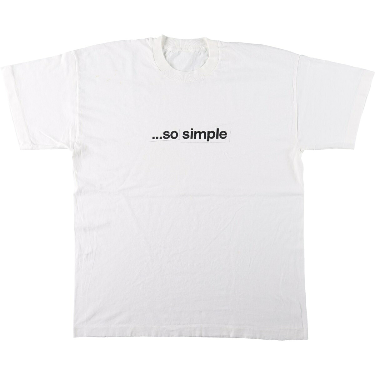 メッセージプリントTシャツ