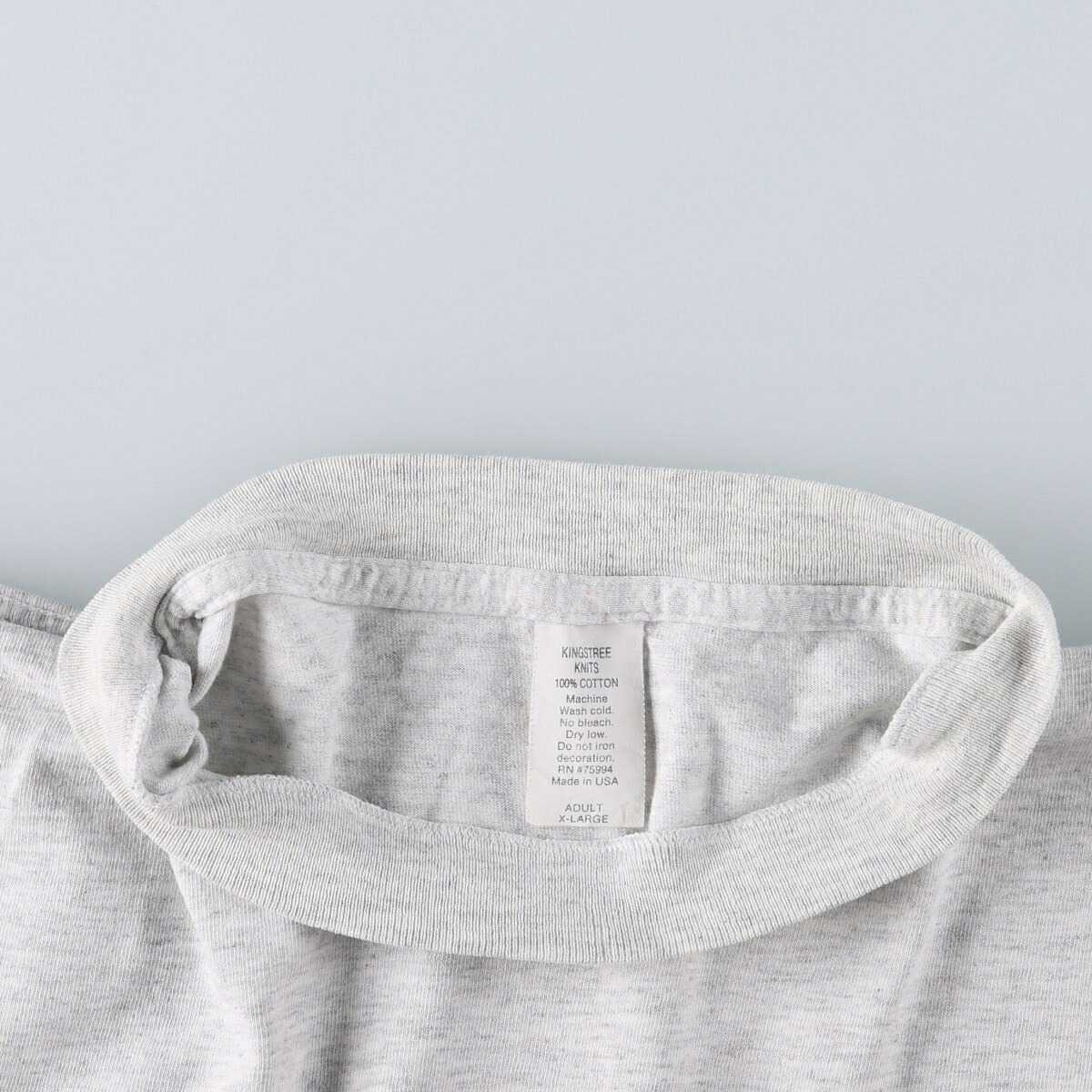 古着 ～90年代 KINGSTREE KNITS BASIC ベーシック アドバタイジングTシャツ USA製 メンズXL相当 ヴィンテージ /eaa669866 【中古】 【260826】