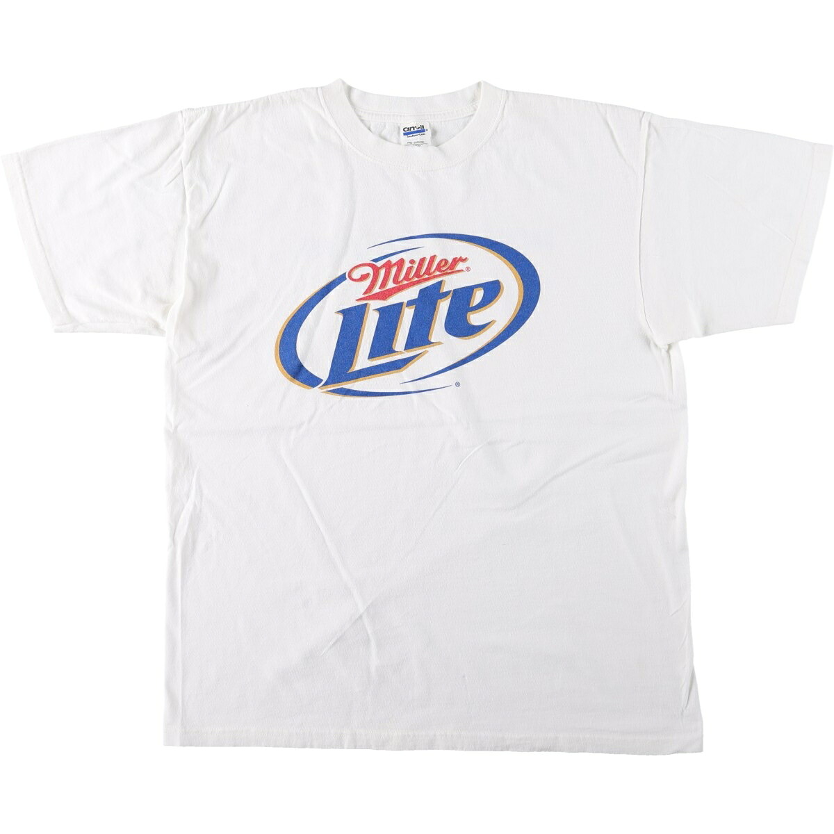 Anvil/アンビル MILLER LITE ミラービール アドバタイジングTシャツ