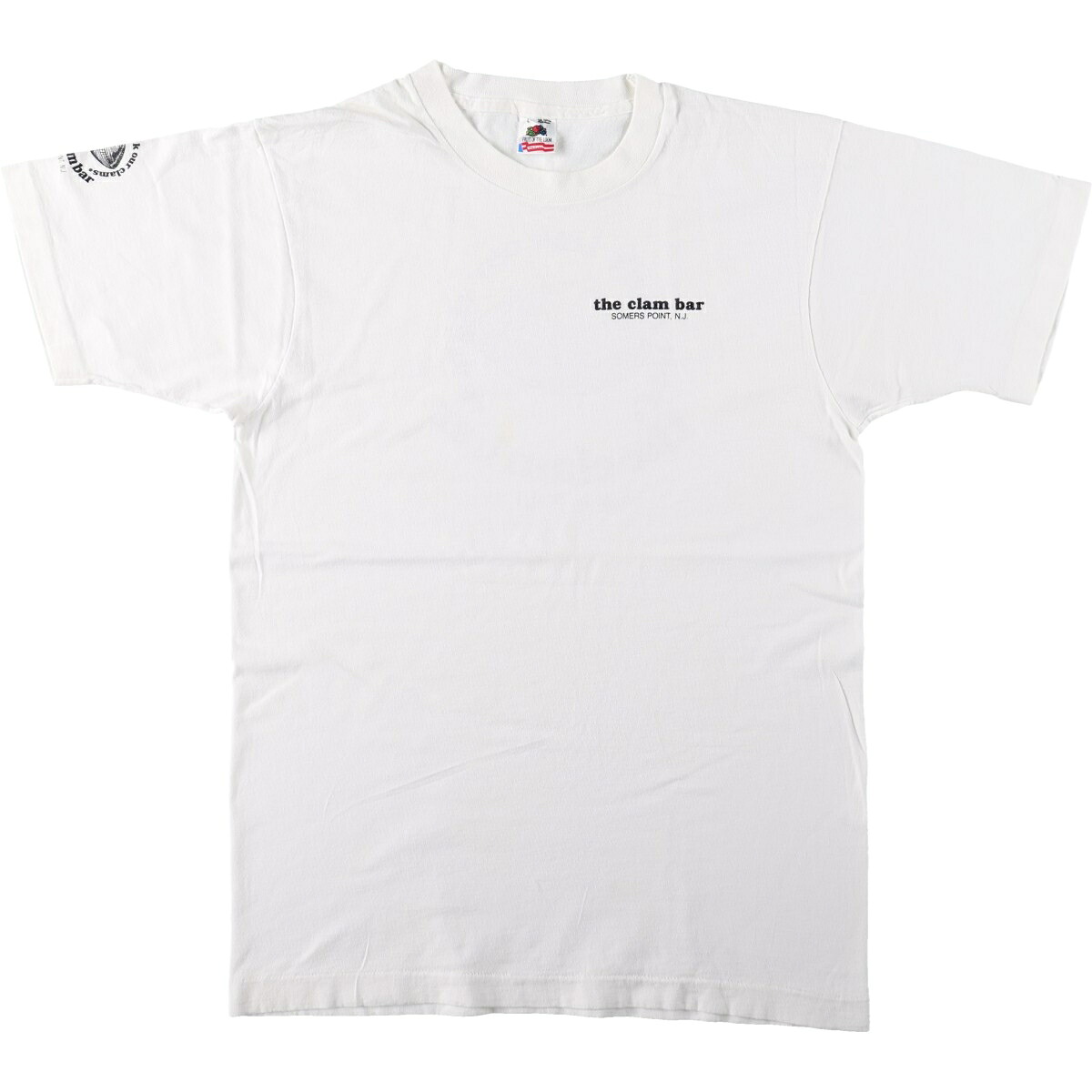 FRUIT OF THE LOOM/フルーツオブザルーム The Clam Bar アドバタイジングTシャツ