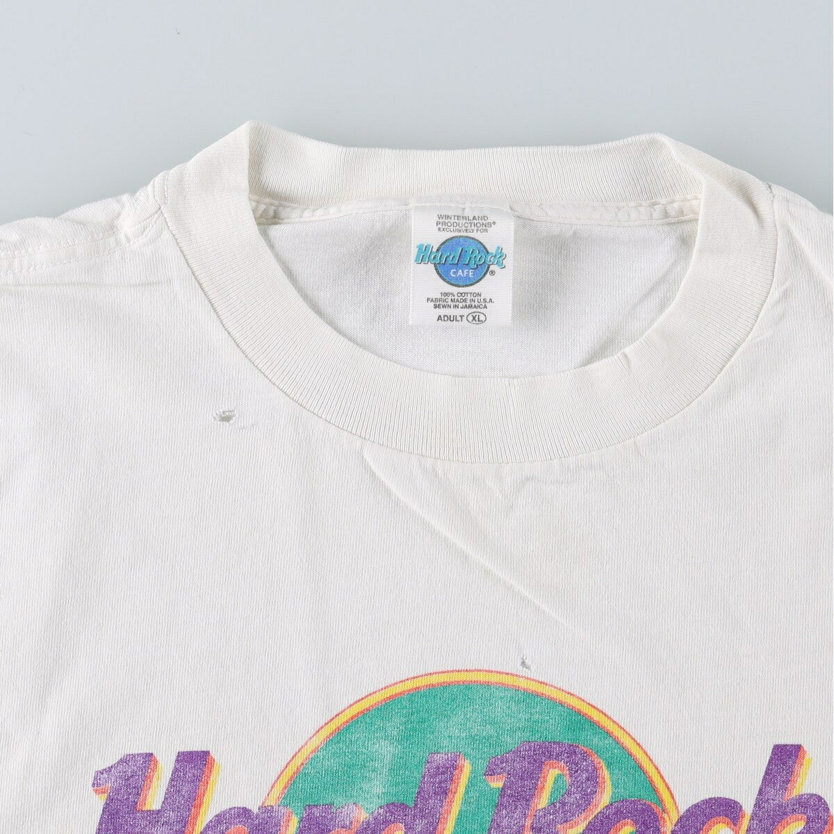 古着 90年代 HARD ROCK CAFE ハードロックカフェ アドバタイジングTシャツ USA製 メンズXL相当 ヴィンテージ /eaa669892 【中古】 【260828】