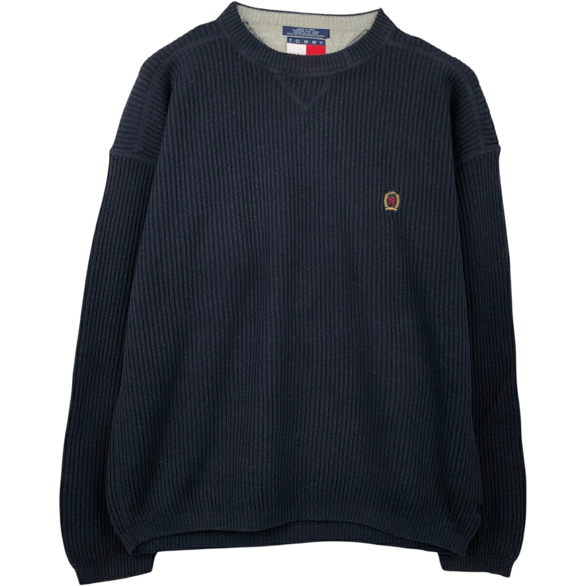 TOMMY HILFIGER/トミーヒルフィガー コットンニットセーター