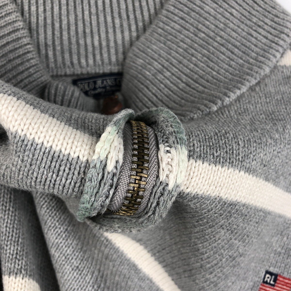 Ralph Lauren/ラルフローレン POLO JEANS COMPANY コットンニットハーフジップセーター