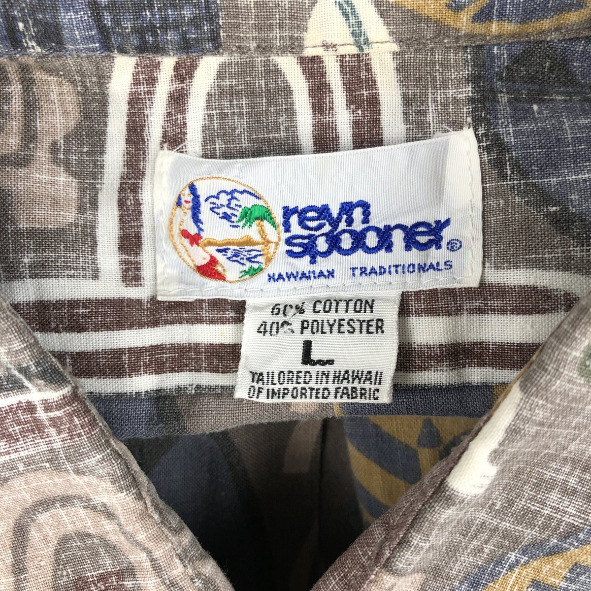 REYNSPOONER/レインスプーナー 水着タグ ビキニタグ ハワイアンアロハシャツ