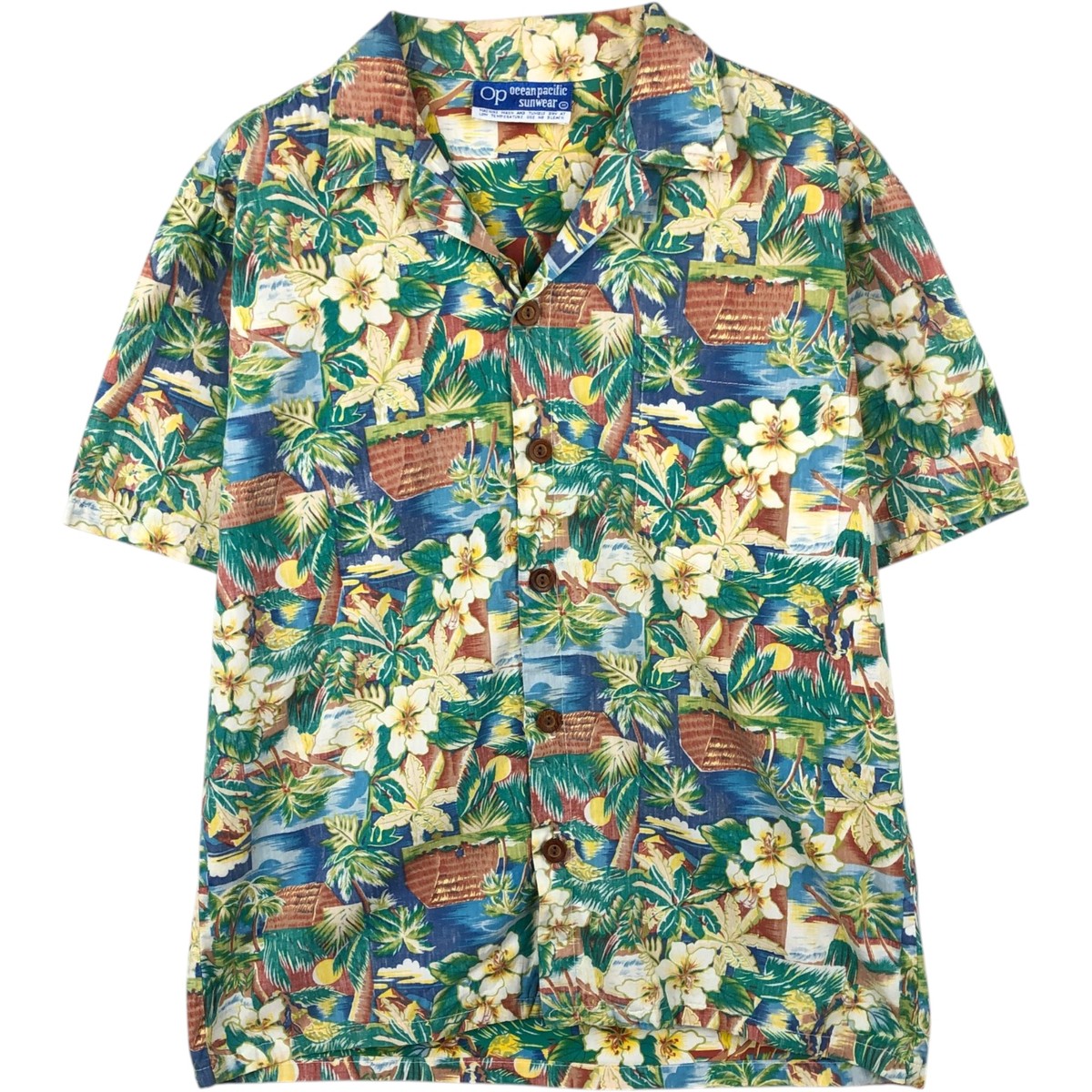Ocean pacific/オーシャンパシフィック ハワイアンアロハシャツ