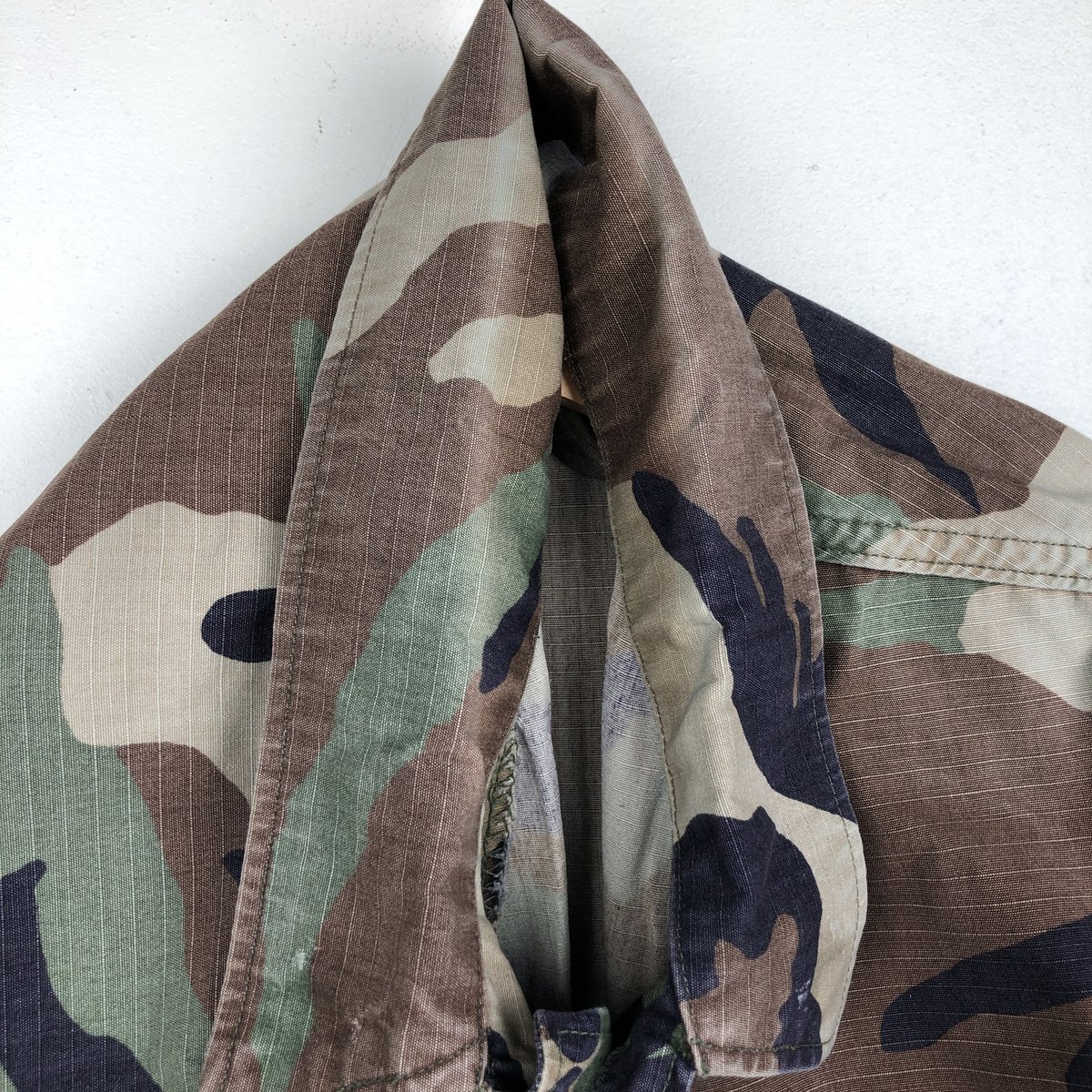 COAT HOT WEATHER WOODLAND CAMOUFLAGE PATTERN COMBAT B.D.U ミリタリージャケット