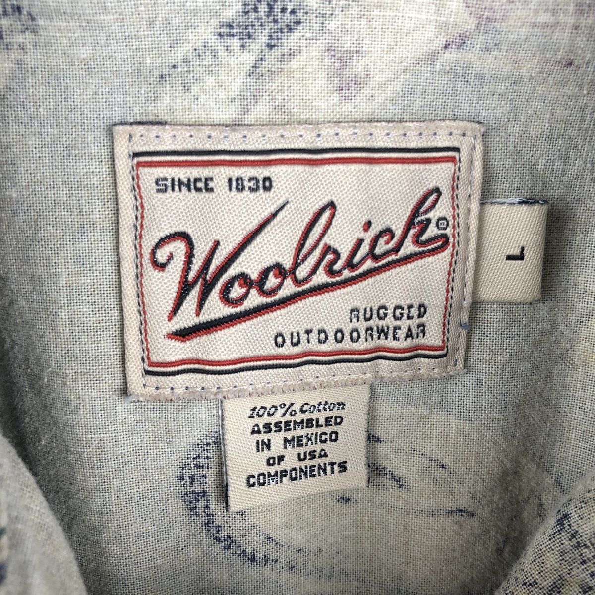 WOOLRICH/ウールリッチ 半袖 ボタンダウンシャツ