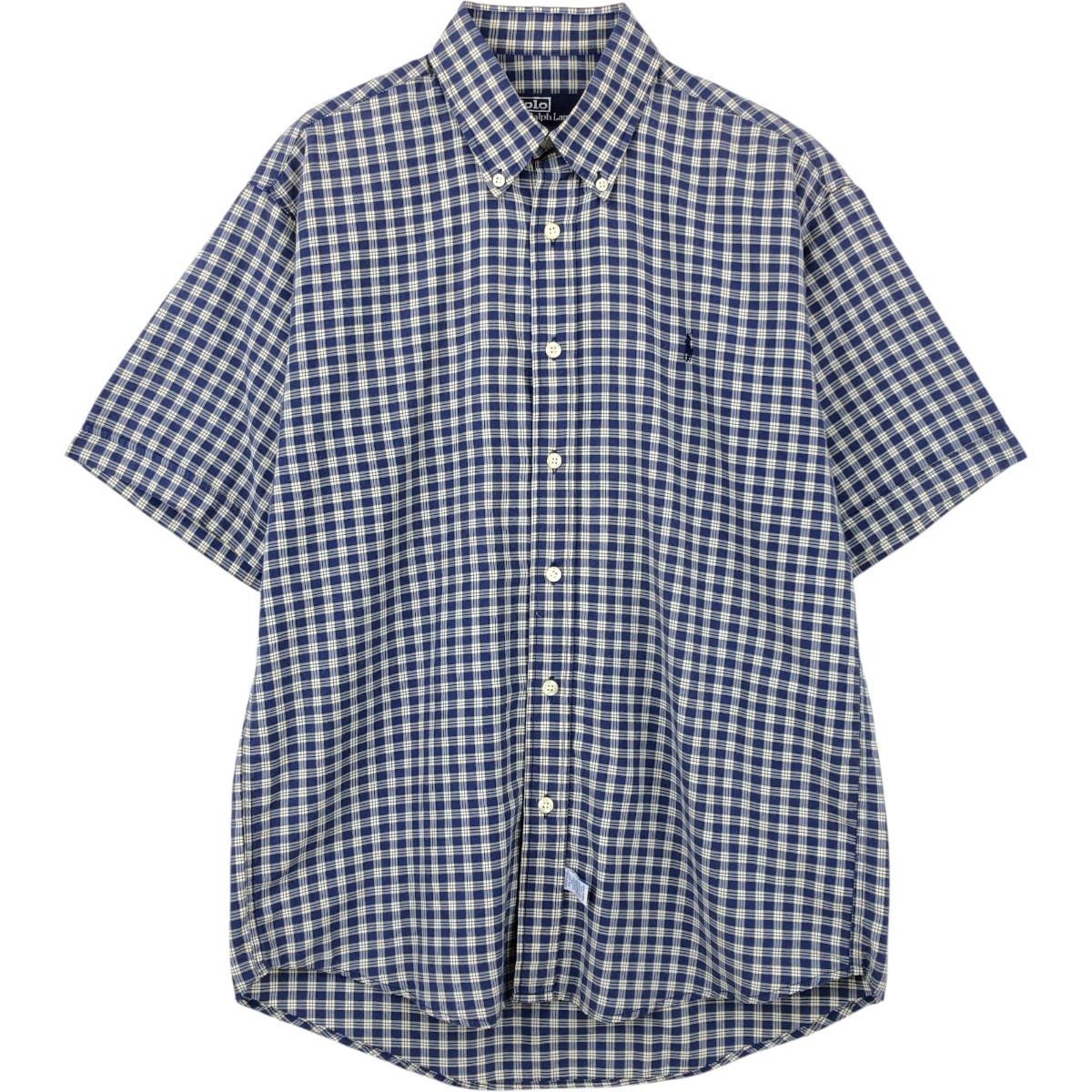 Ralph Lauren/ラルフローレン POLO by Ralph Lauren 半袖 ボタンダウン チェックシャツ