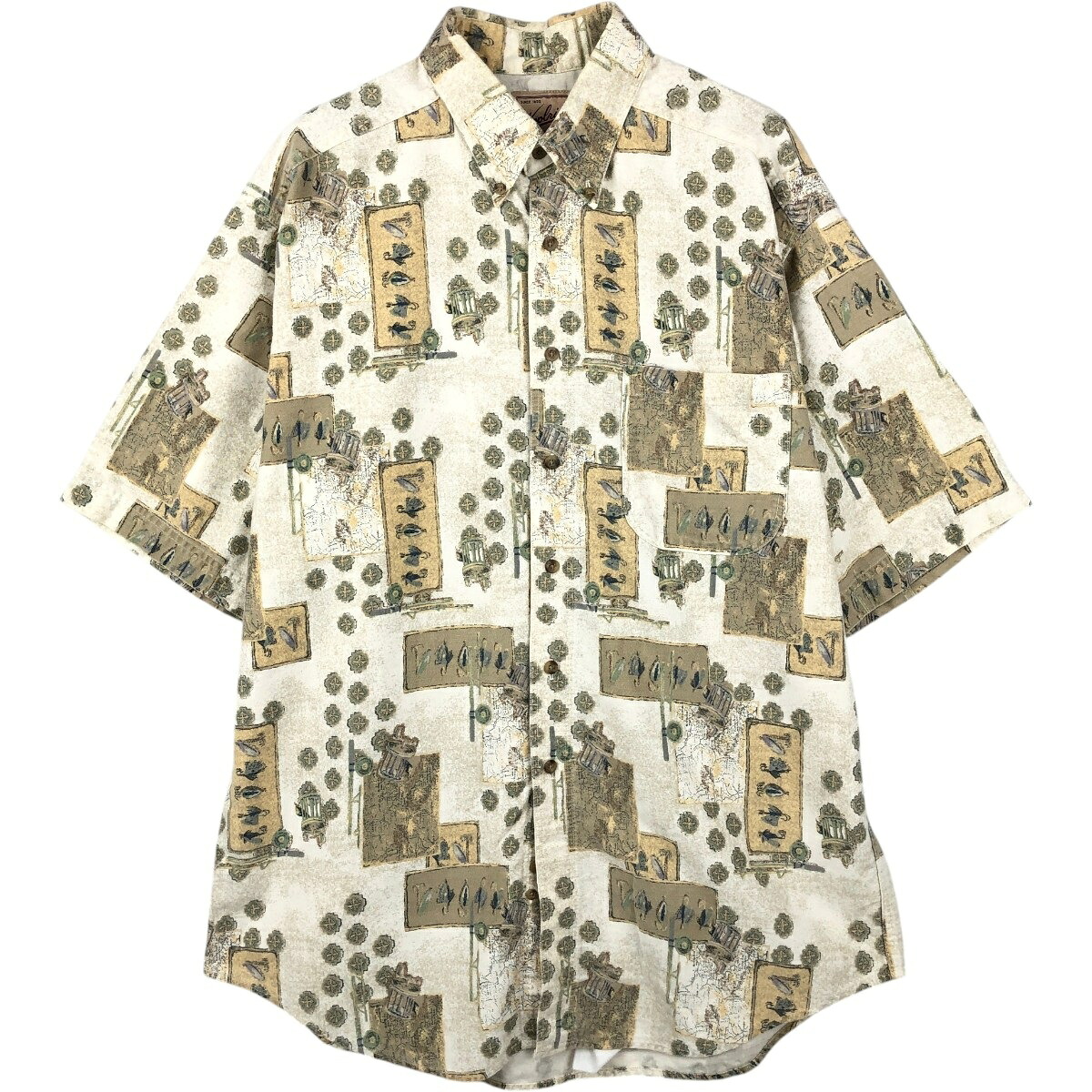 WOOLRICH/ウールリッチ 半袖 ボタンダウンシャツ